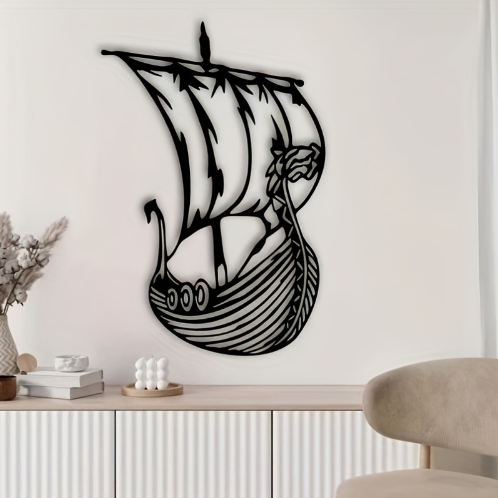 Home Decor Brand - CIFBUY 브랜드 바이킹 선박 금속 벽
