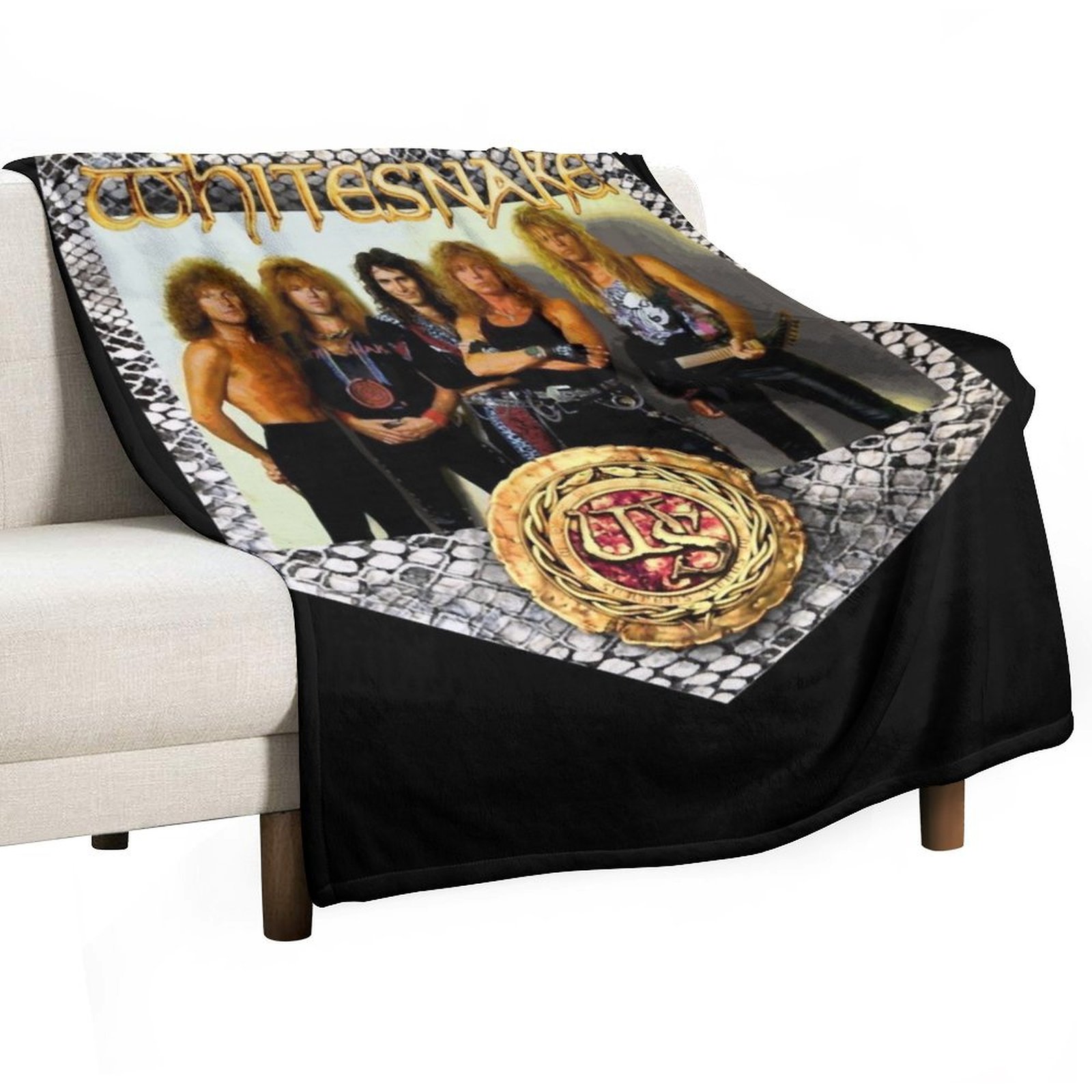 Home Decor Png - Whitesnake &x27;89 클래식 티셔츠.png 담요 털이