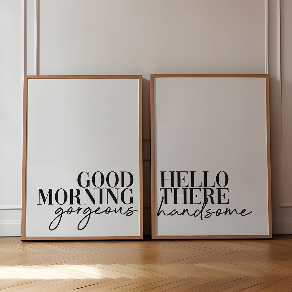Home Decor Quotes Ideas - Good Morning Quotes 포스터 및 프린트