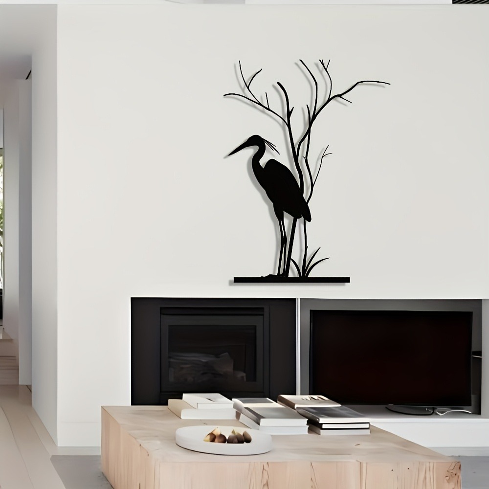 Home Decor Brand - 브랜드 메탈 헤론 알루미늄 벽 예술