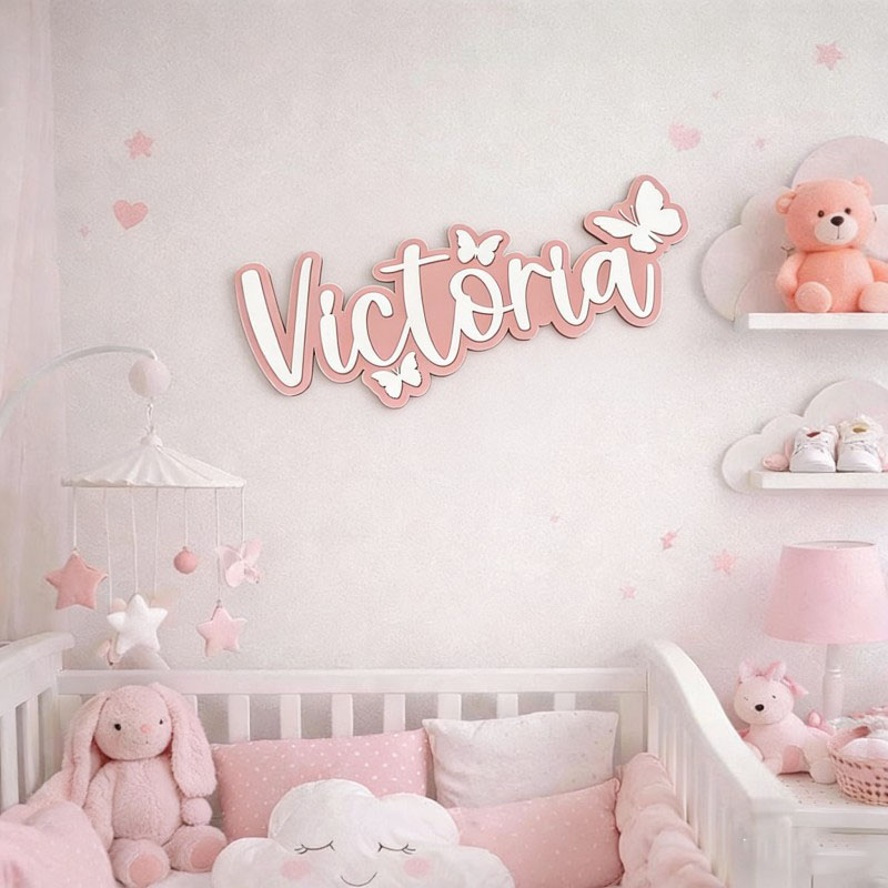 1Pc 사용자 정의 만화 나비 이름 나무 이름표, 홈  - Home Decor For Wedding 리뷰 및 가격