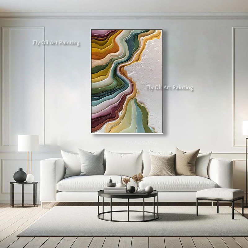 손으로 그린 팔레트 나이프 풍경 유화, 화려한 임파스토 - Home Decor Color Palettes 리뷰 및 가격