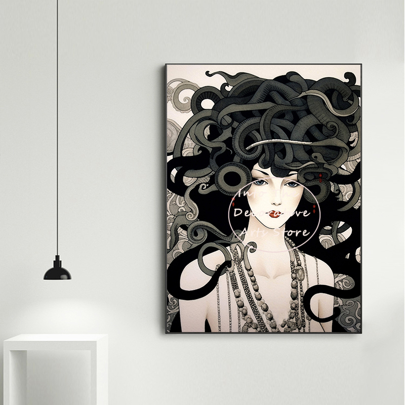 추상적인 자비로운 신 헤르메스 부의와 행운을 통제하는  - Home Decor Hermes 리뷰 및 가격