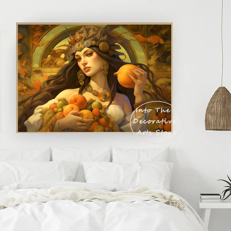 추상적인 자비로운 신 헤르메스 부의와 행운을 통제하는  - Home Decor Hermes 리뷰 및 가격