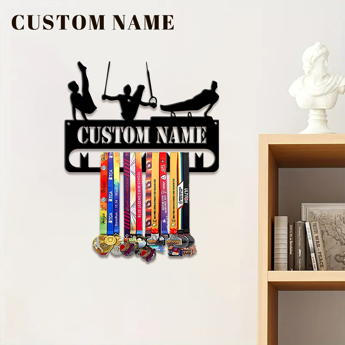 1pc 맞춤형 피트니스 금속 메달 걸이 홀더, 스포츠  - Home Decor For Wedding 리뷰 및 가격
