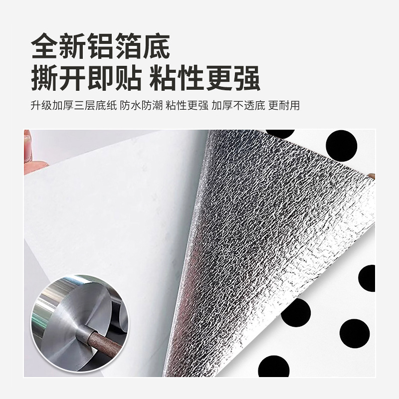 에르메스 오렌지 폴카 도트 벽지 자체 접착 방수 습기  - Home Decor Hermes 리뷰 및 가격