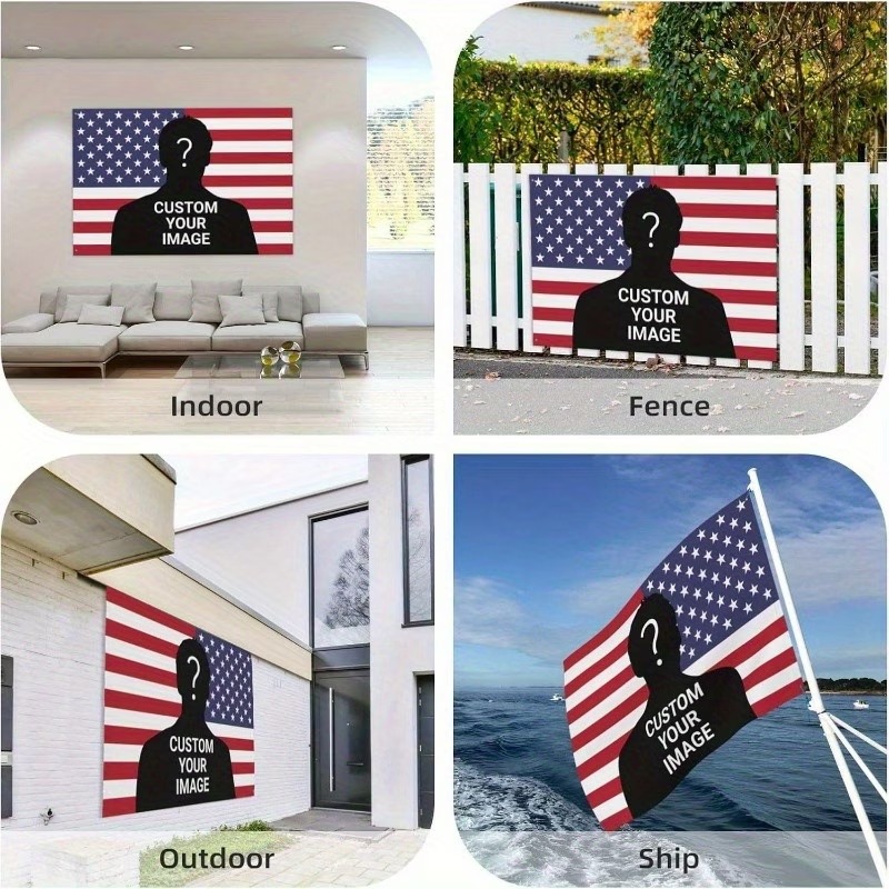 맞춤형 미국 핑크 깃발 배너 인쇄 로고 사진 개인 맞춤 - Home Decor Png 리뷰 및 가격