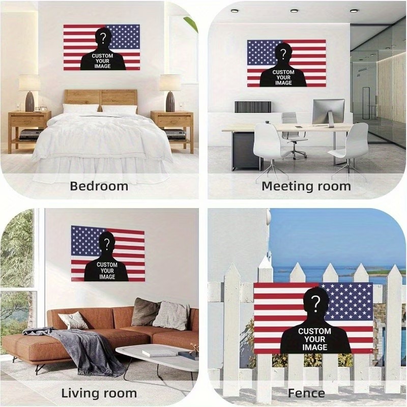 맞춤형 미국 핑크 깃발 배너 인쇄 로고 사진 개인 맞춤 - Home Decor Png 리뷰 및 가격