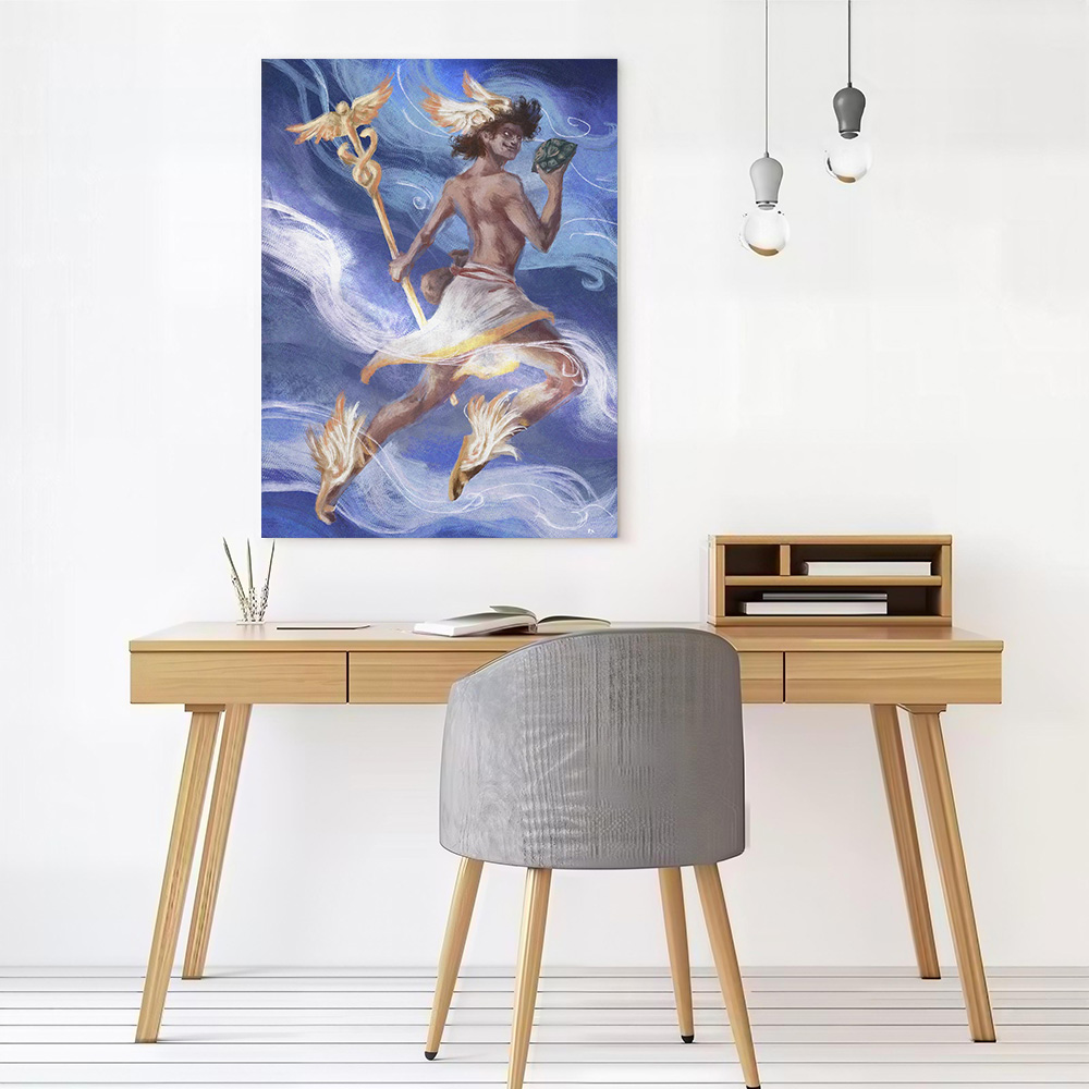 헤르메스 캔버스 포스터 맞춤형 인쇄 캔버스 그림 팬들을 - Home Decor Hermes 리뷰 및 가격