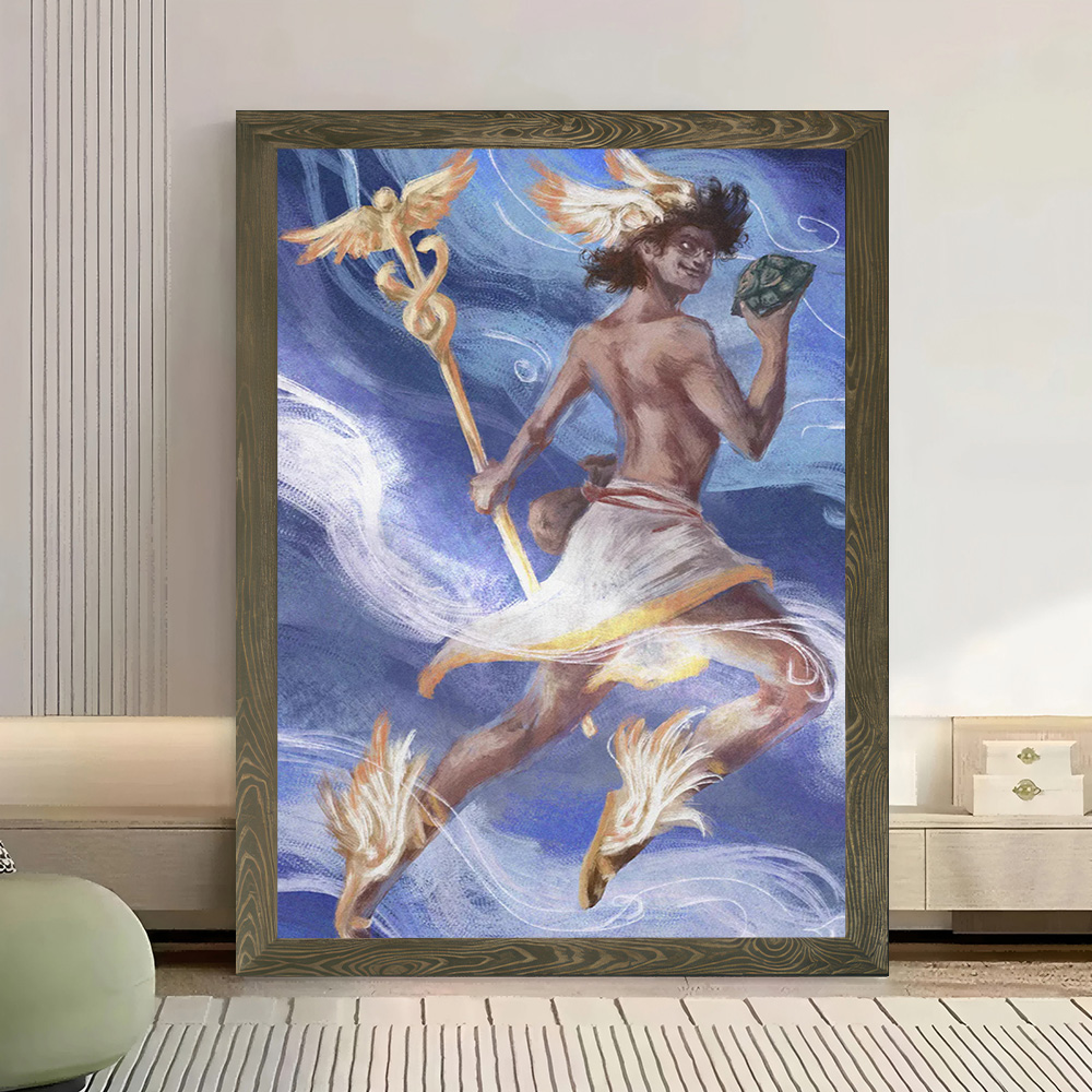 헤르메스 캔버스 포스터 맞춤형 인쇄 캔버스 그림 팬들을 - Home Decor Hermes 리뷰 및 가격