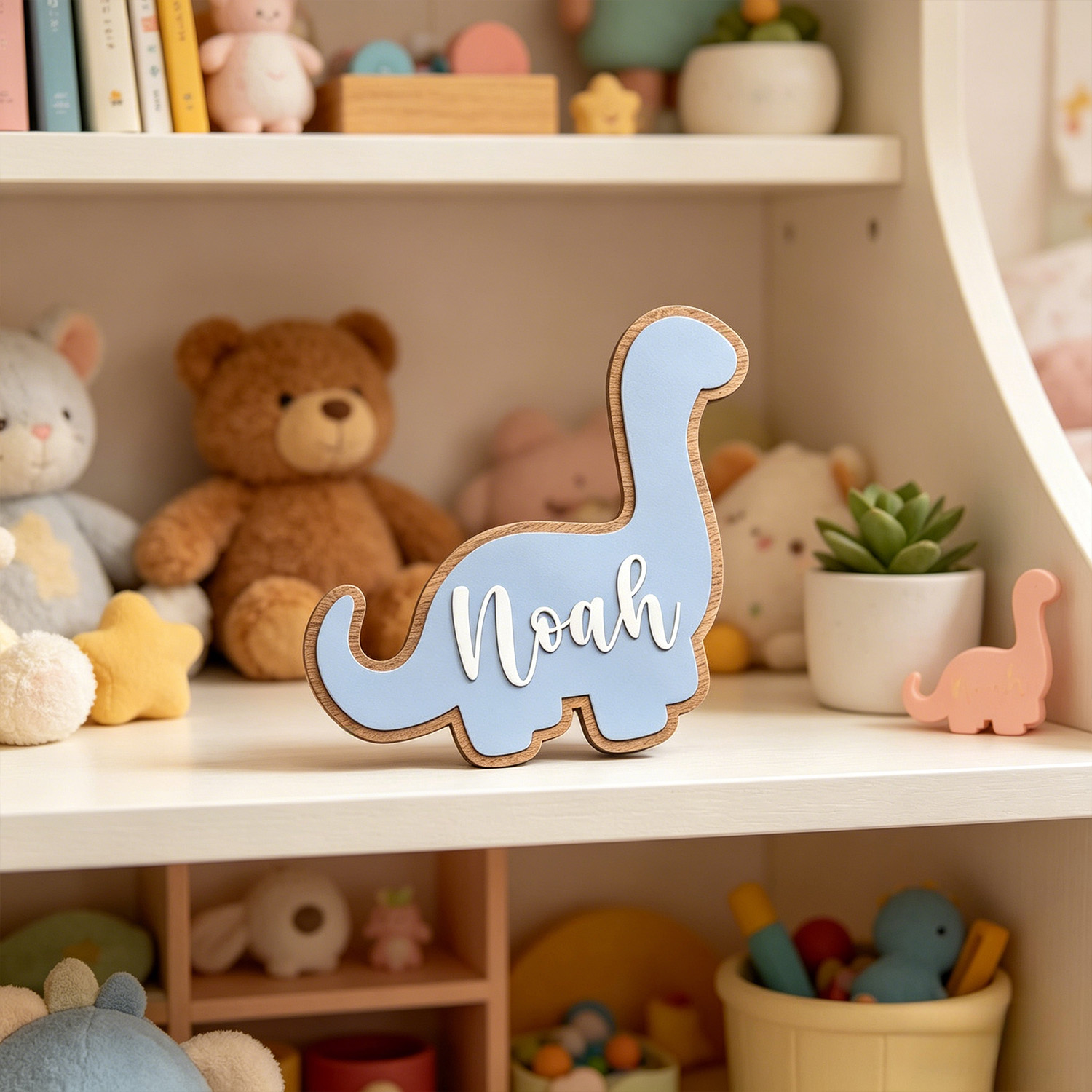 1pc 다층 공룡 맞춤형 성 가문표, 나무 기념품, 가 - Home Decor Brand 리뷰 및 가격