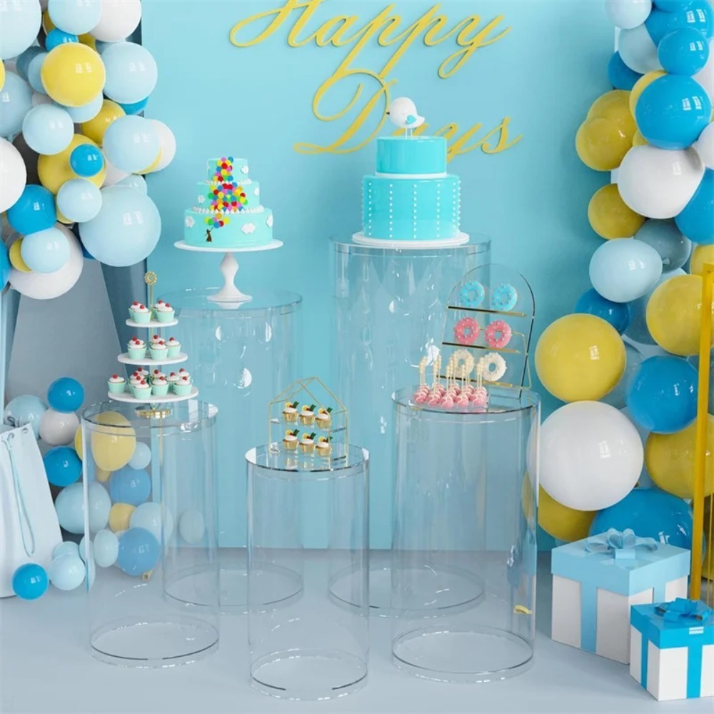 3/5개입 흰색 원형 받침대, 웨딩 파티용 원형 기둥, - Home Decor For Wedding 리뷰 및 가격