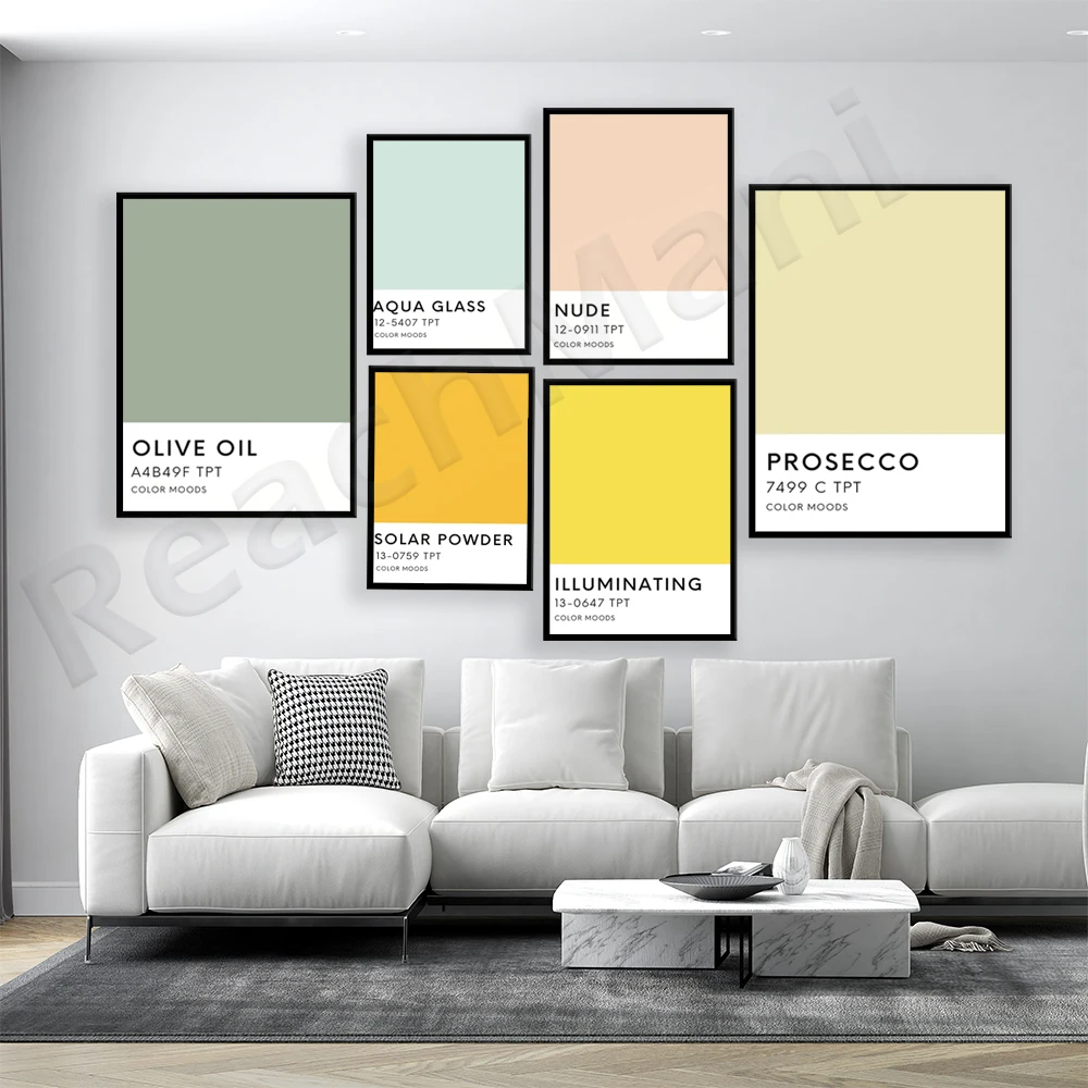선샤인 스테이트 팔레트 컬러 프린트, 타이포그래피, 그 - Home Decor Color Palettes 리뷰 및 가격