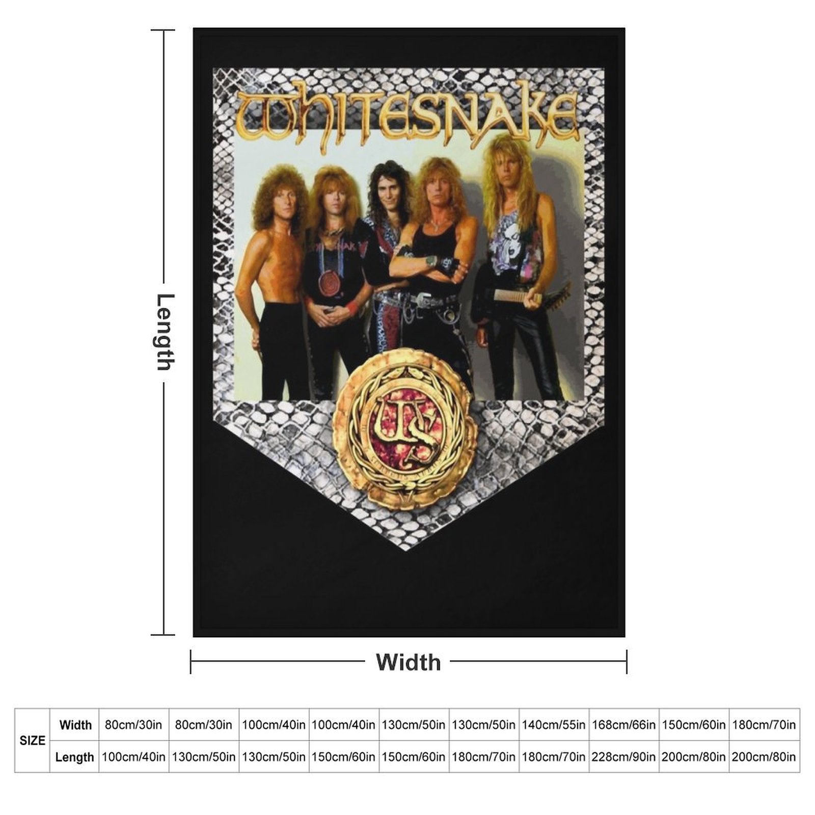 Whitesnake &x27;89 클래식 티셔츠.png - Home Decor Png 리뷰 및 가격