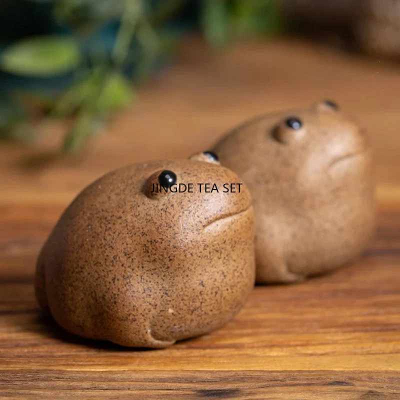 5CM 행운의 개구리 차 애완 동물 선 차 세트 거친  - Home Decor Zen Style 리뷰 및 가격