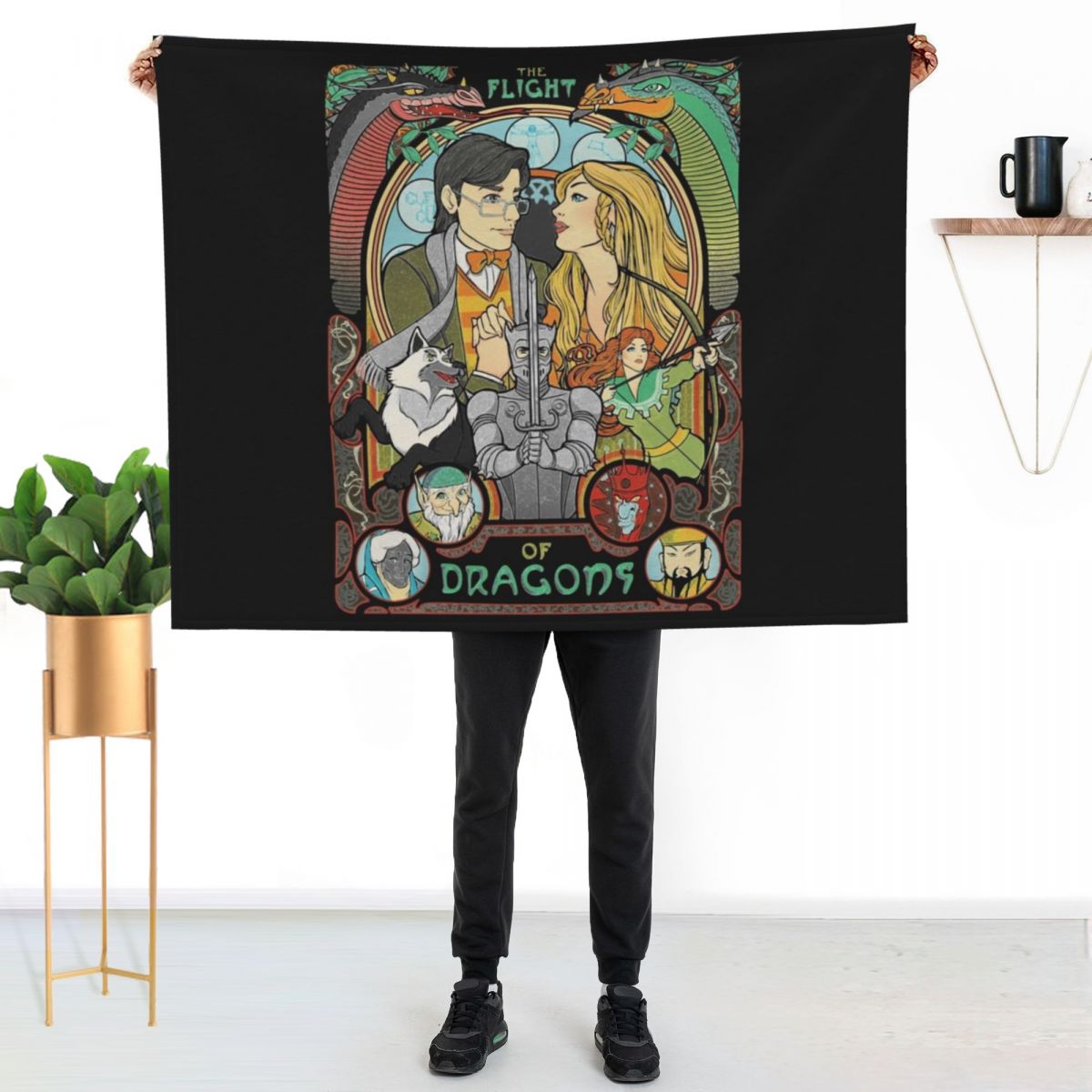 Flight of Dragons Essential T- - Home Decor Png 리뷰 및 가격