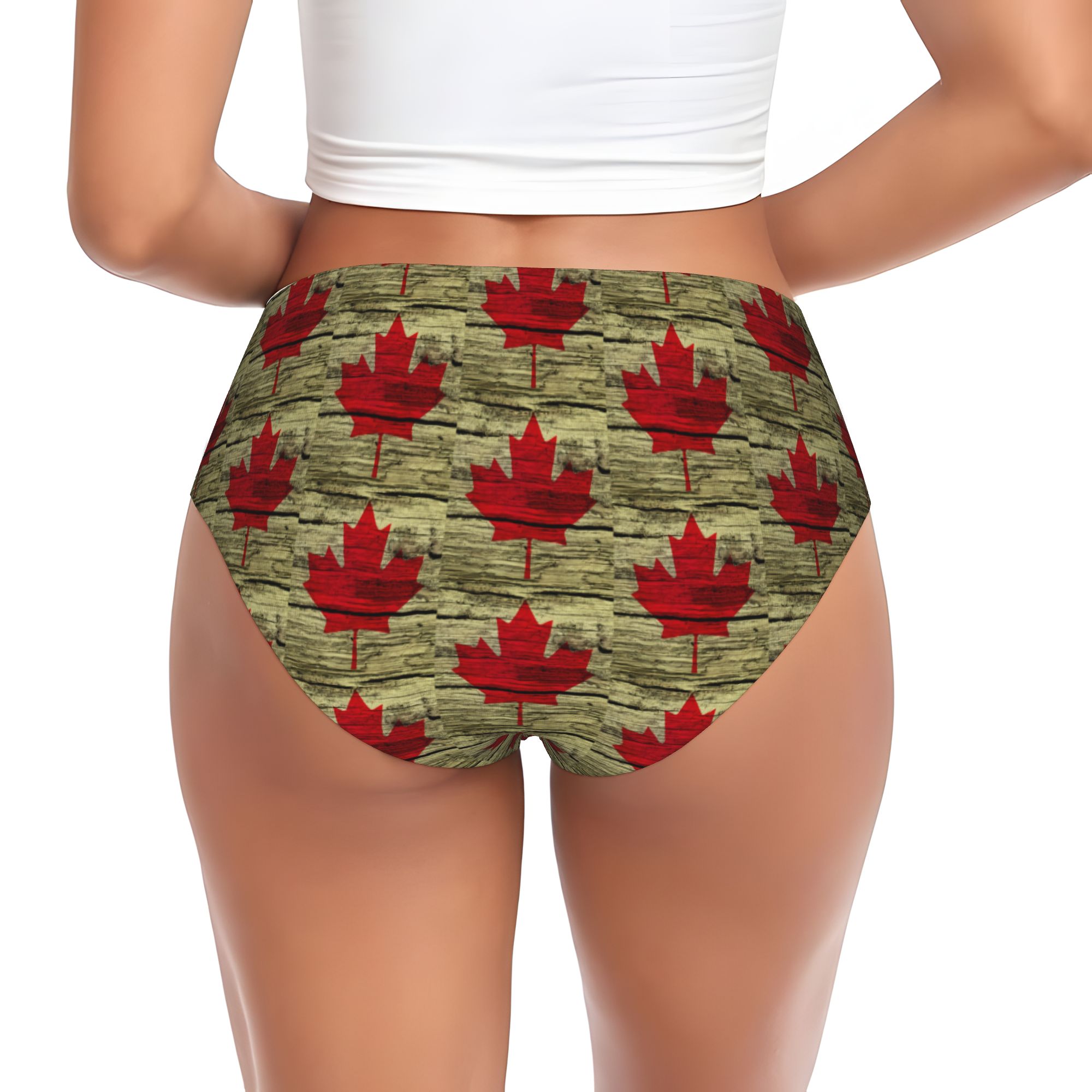 캐나다 국기 애국심 브리프 팬티 여성용 편안한 스트레치 - Home Decor Canada 리뷰 및 가격