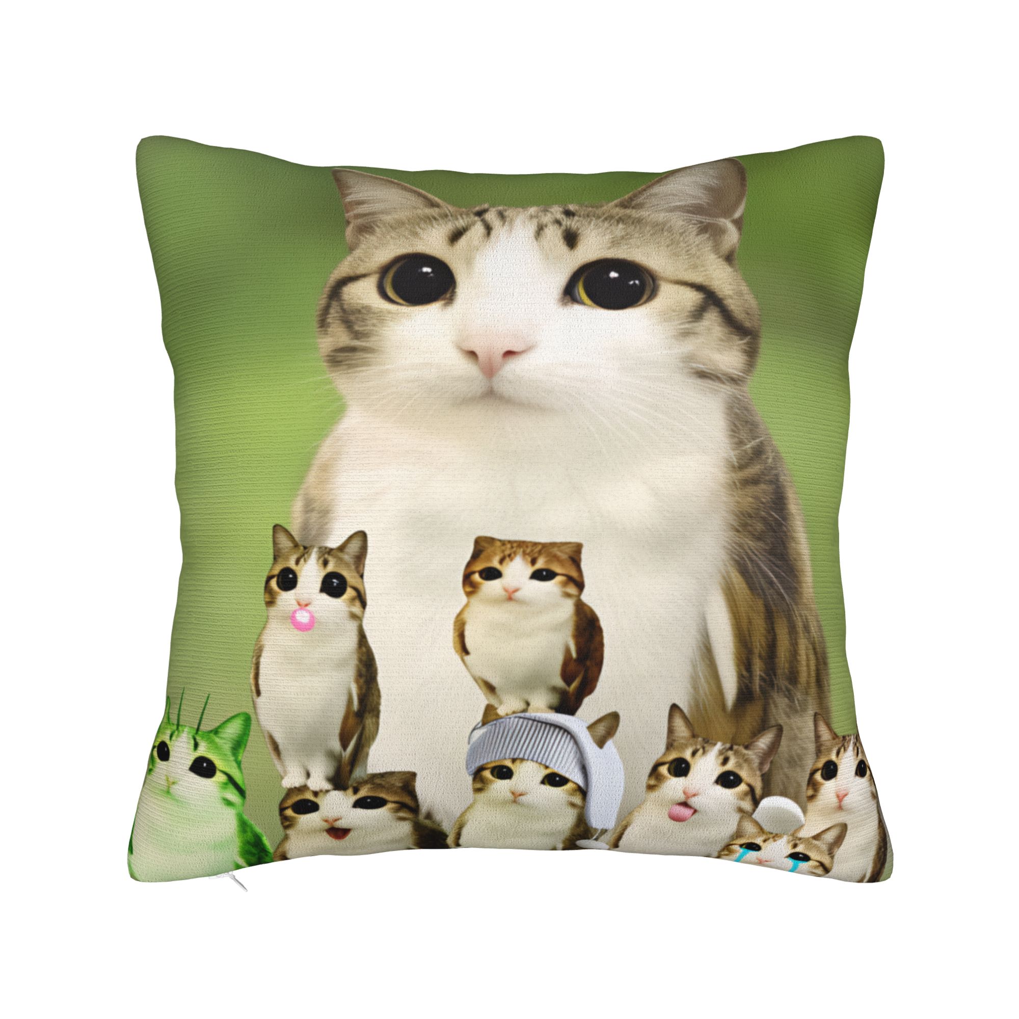 베개 커버 재미있는 야옹 고양이 가족 png-1-403 - Home Decor Png 리뷰 및 가격