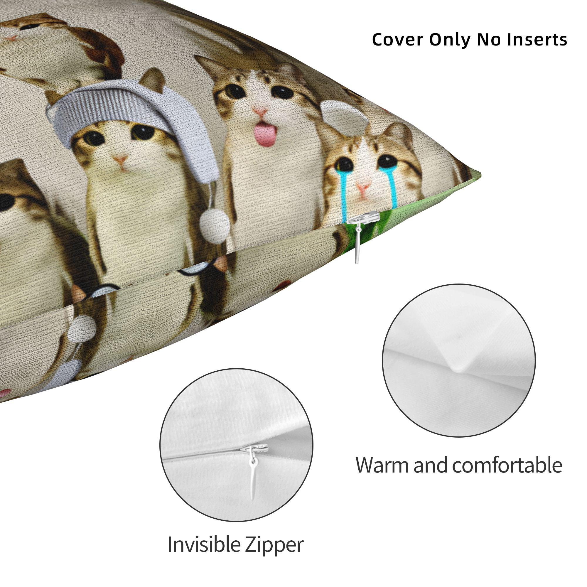 베개 커버 재미있는 야옹 고양이 가족 png-1-403 - Home Decor Png 리뷰 및 가격